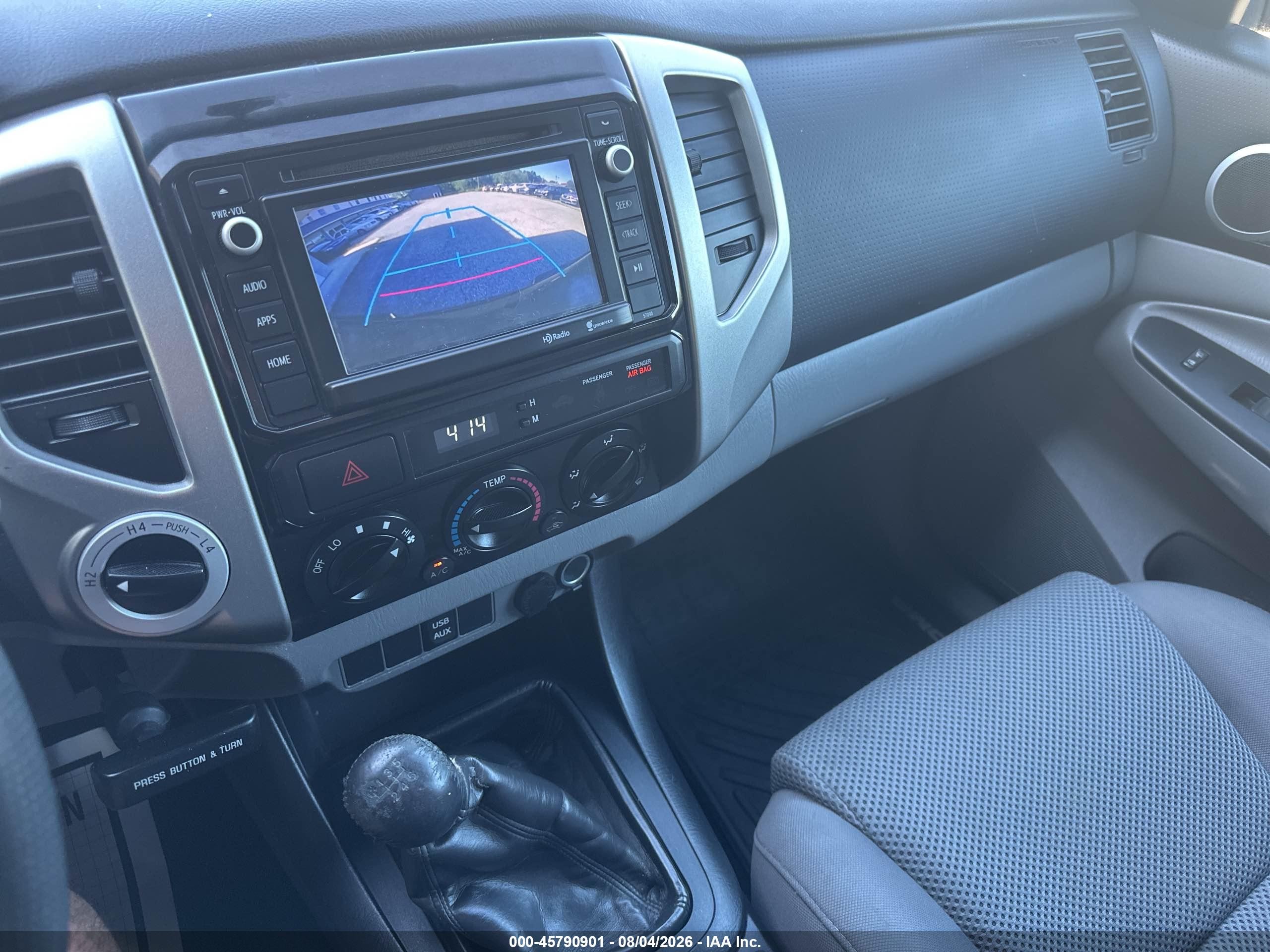 2014 Toyota Tacoma Base V6 Черный vin: 5TFUU4EN3EX088400