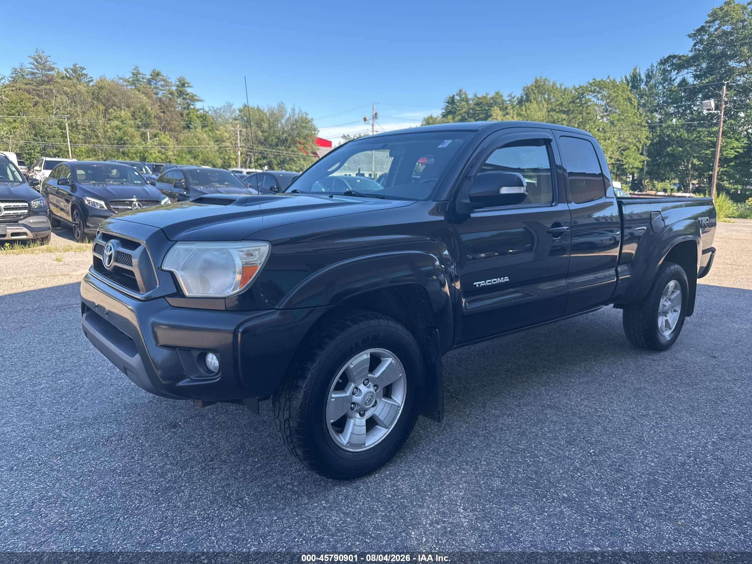 2014 Toyota Tacoma Base V6 Черный vin: 5TFUU4EN3EX088400