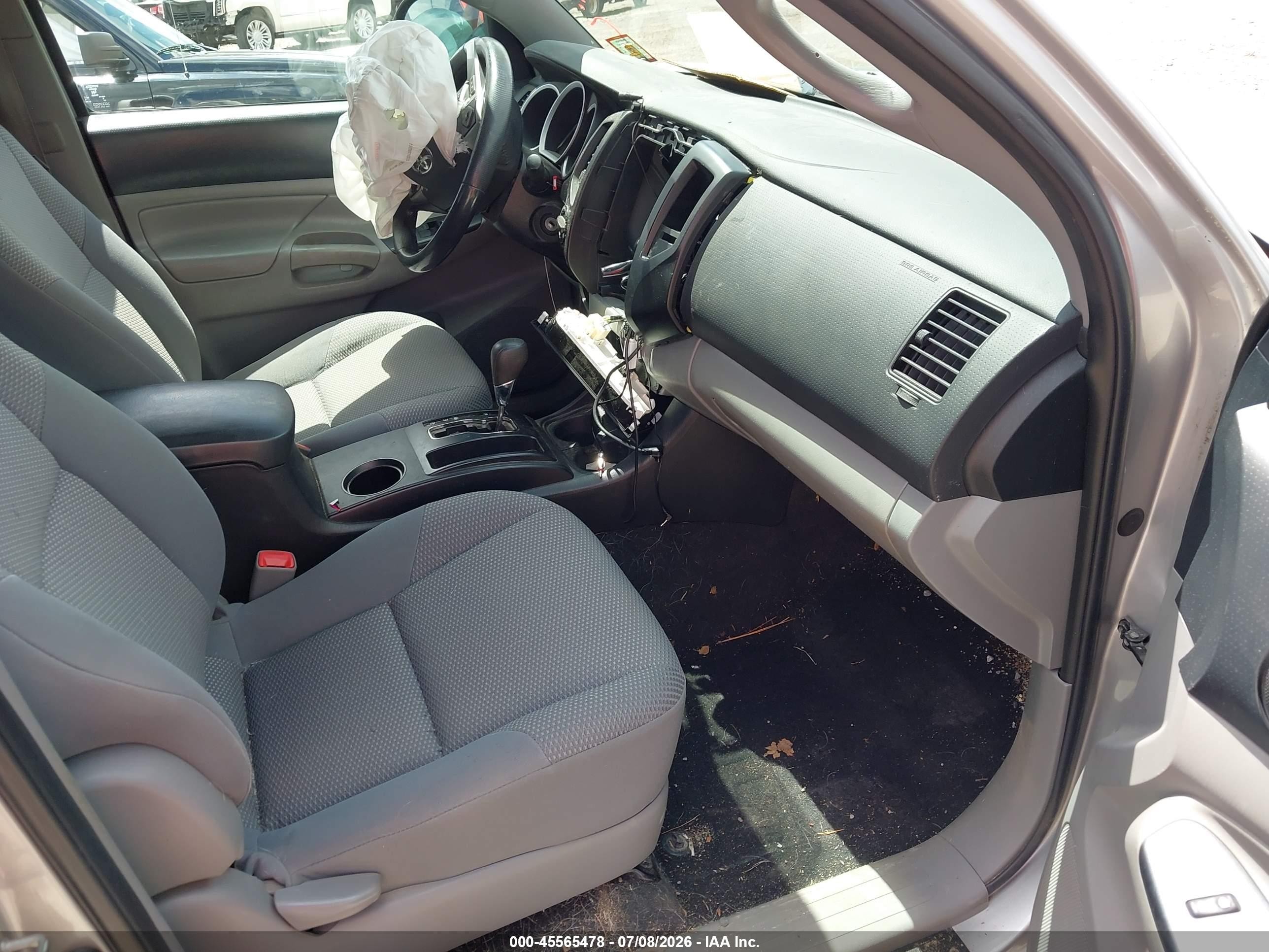 2014 Toyota Tacoma Base V6 Gray vin: 5TFUU4EN3EX109293