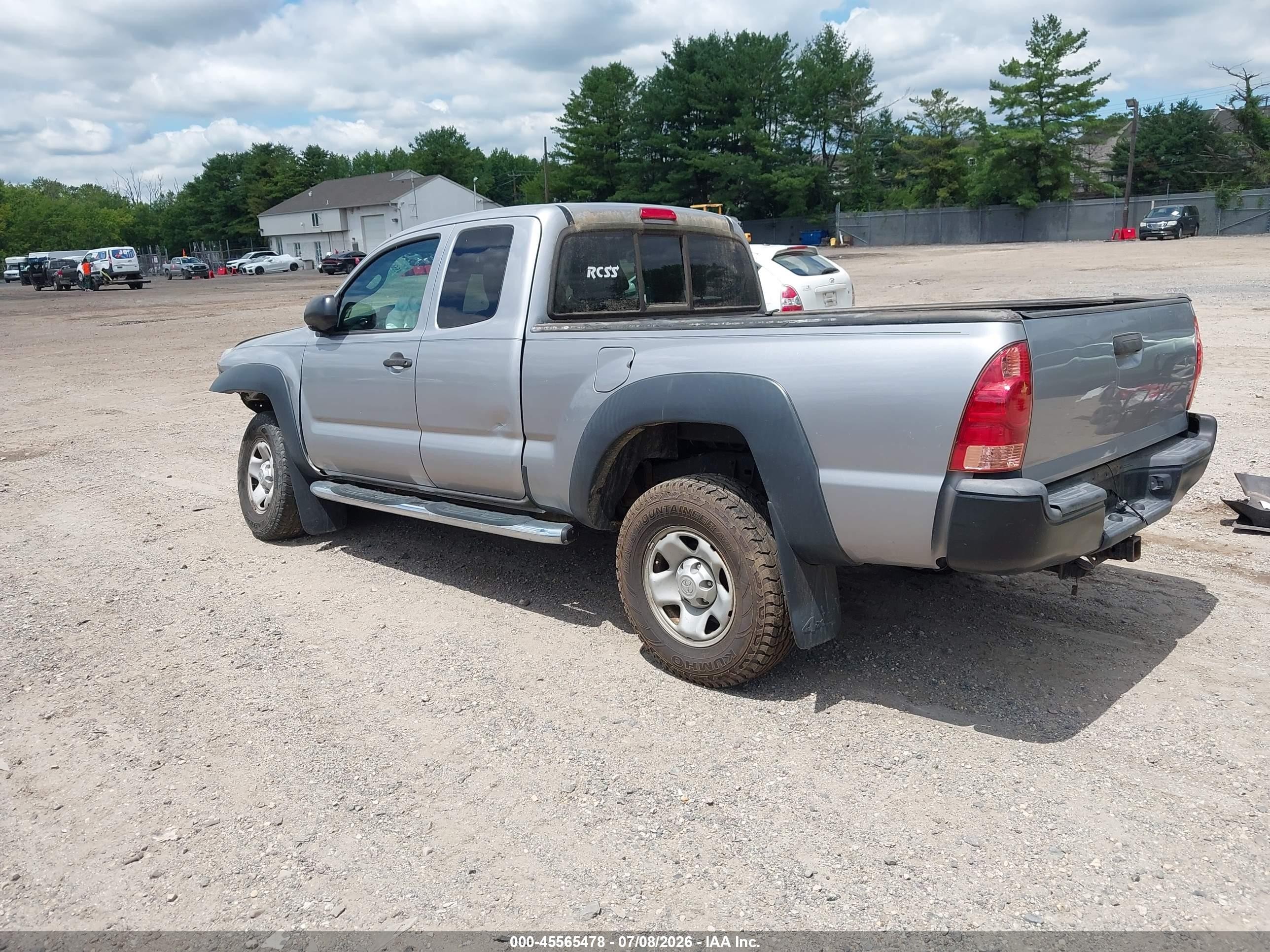 2014 Toyota Tacoma Base V6 Gray vin: 5TFUU4EN3EX109293