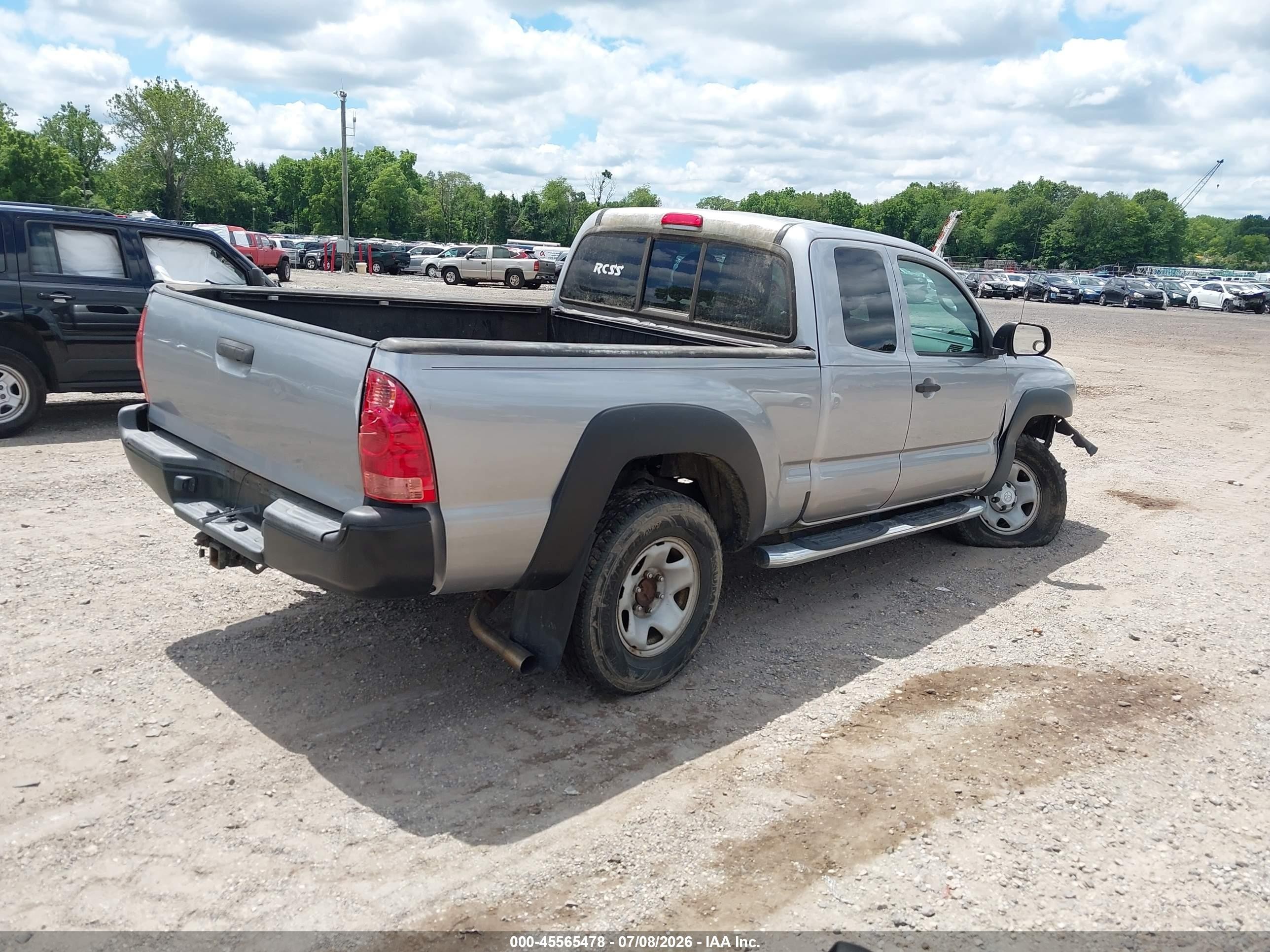 2014 Toyota Tacoma Base V6 Gray vin: 5TFUU4EN3EX109293