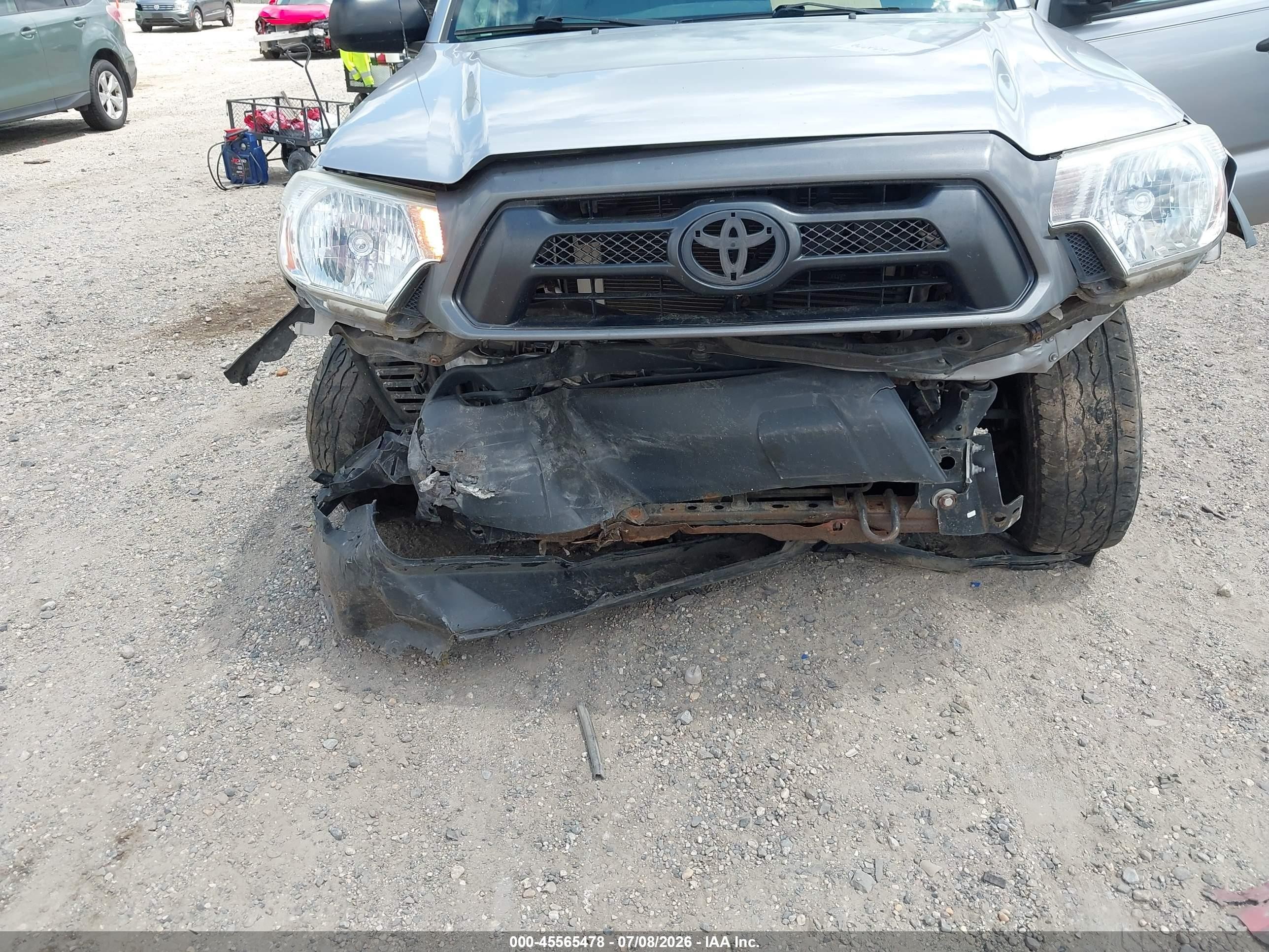 2014 Toyota Tacoma Base V6 Gray vin: 5TFUU4EN3EX109293