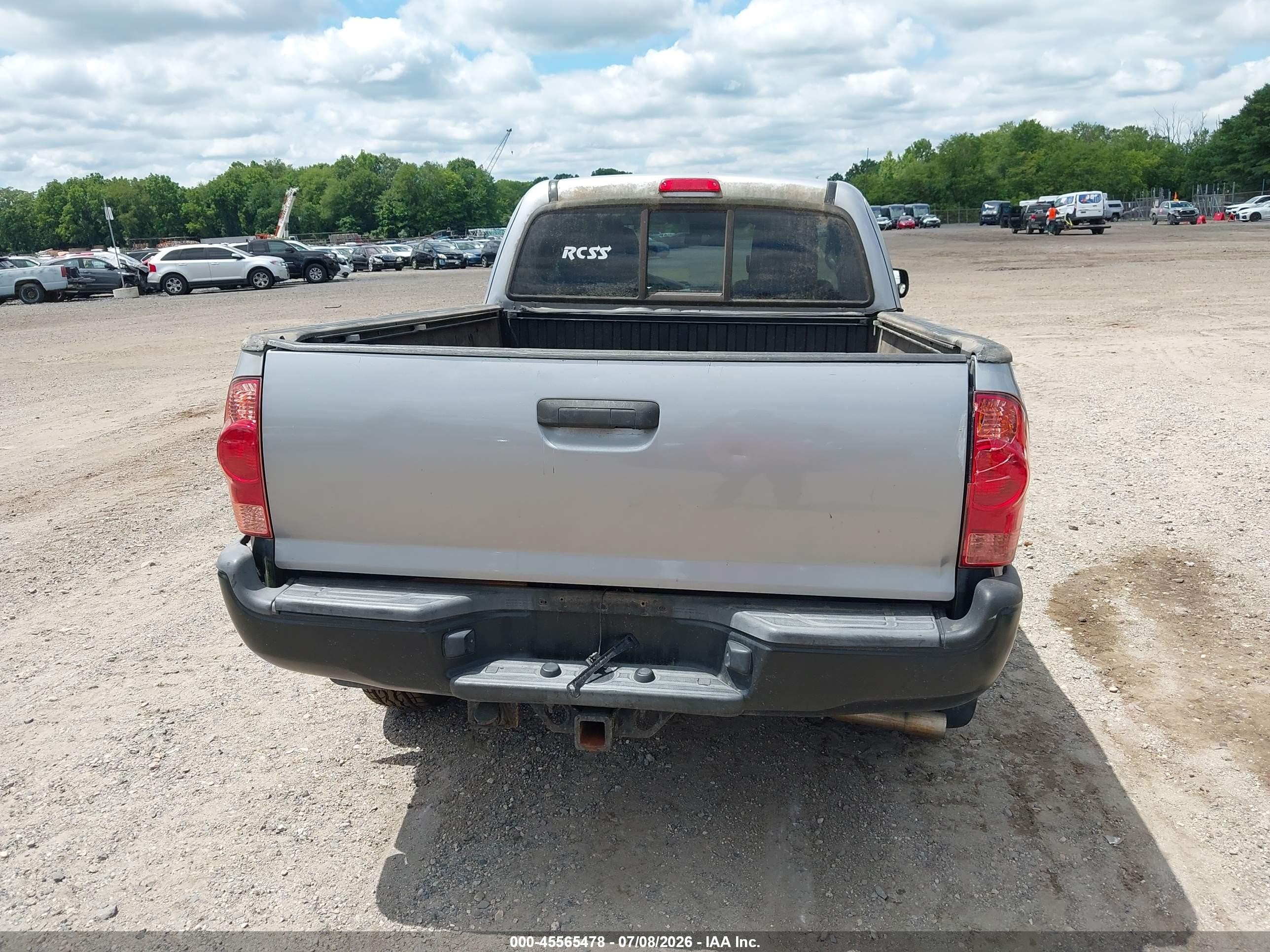 2014 Toyota Tacoma Base V6 Gray vin: 5TFUU4EN3EX109293