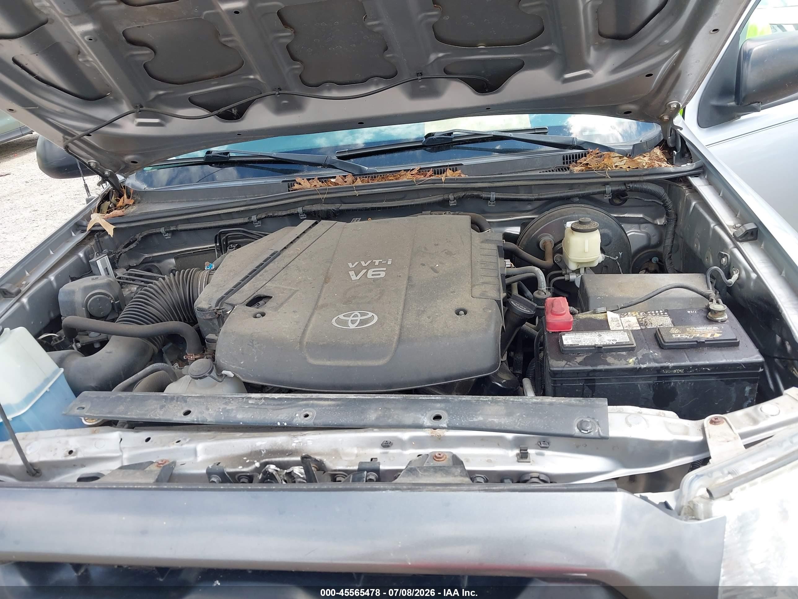 2014 Toyota Tacoma Base V6 Gray vin: 5TFUU4EN3EX109293