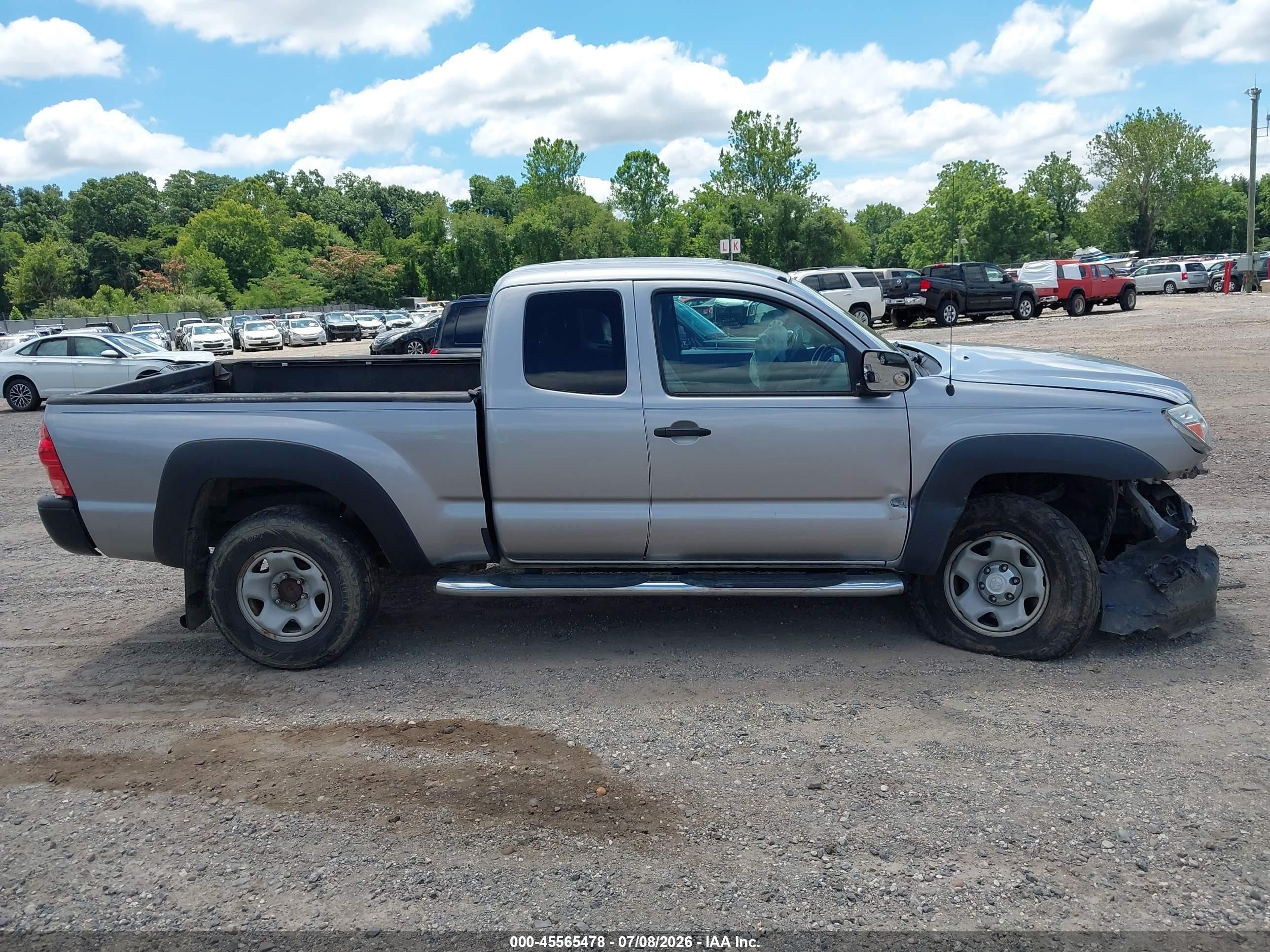 2014 Toyota Tacoma Base V6 Gray vin: 5TFUU4EN3EX109293