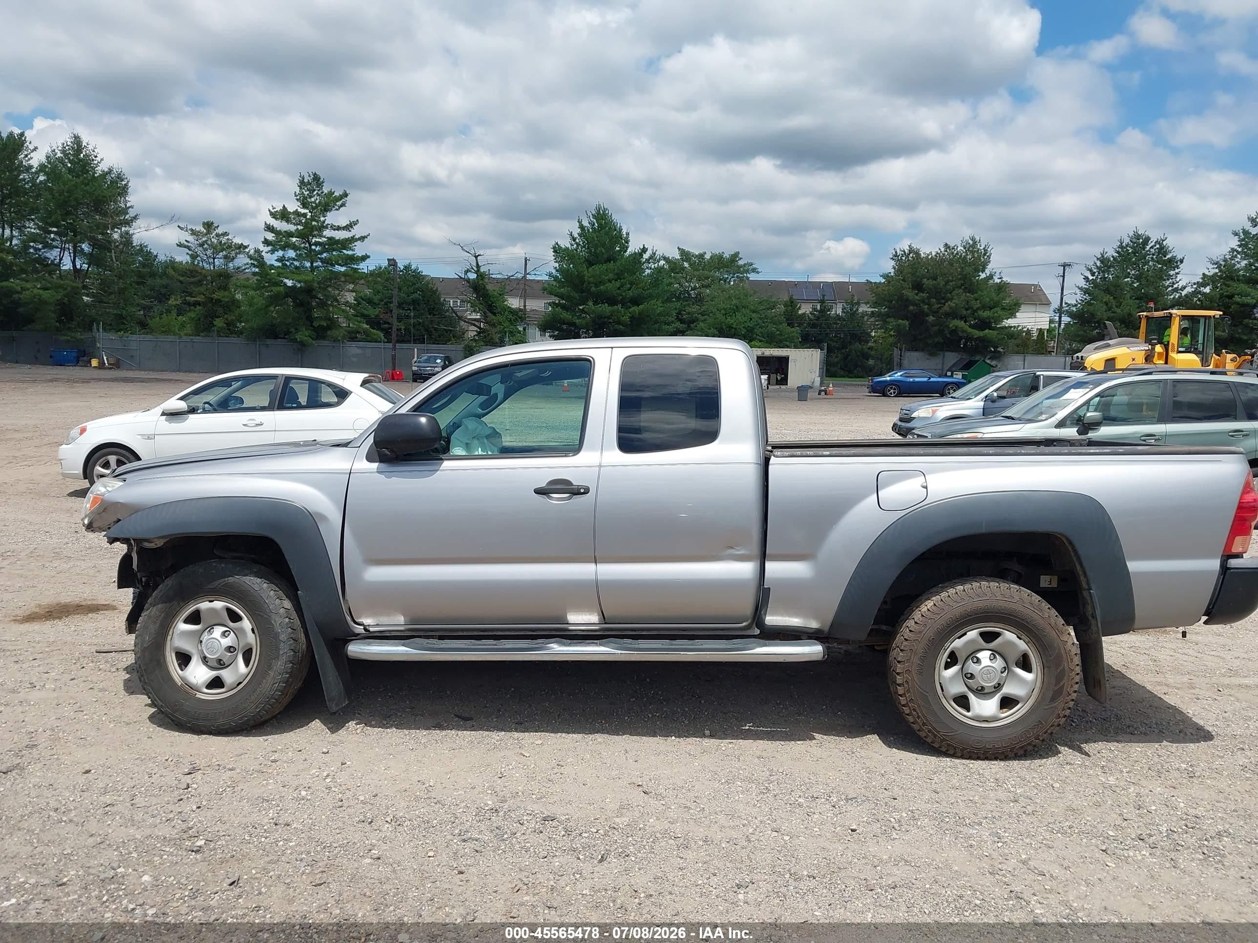 2014 Toyota Tacoma Base V6 Gray vin: 5TFUU4EN3EX109293