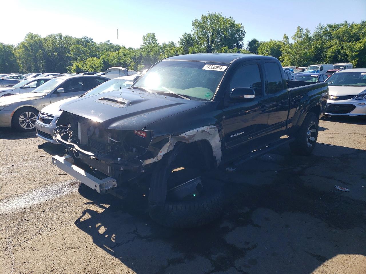 2015 Toyota Tacoma V6 Черный vin: 5TFUU4EN3FX132879