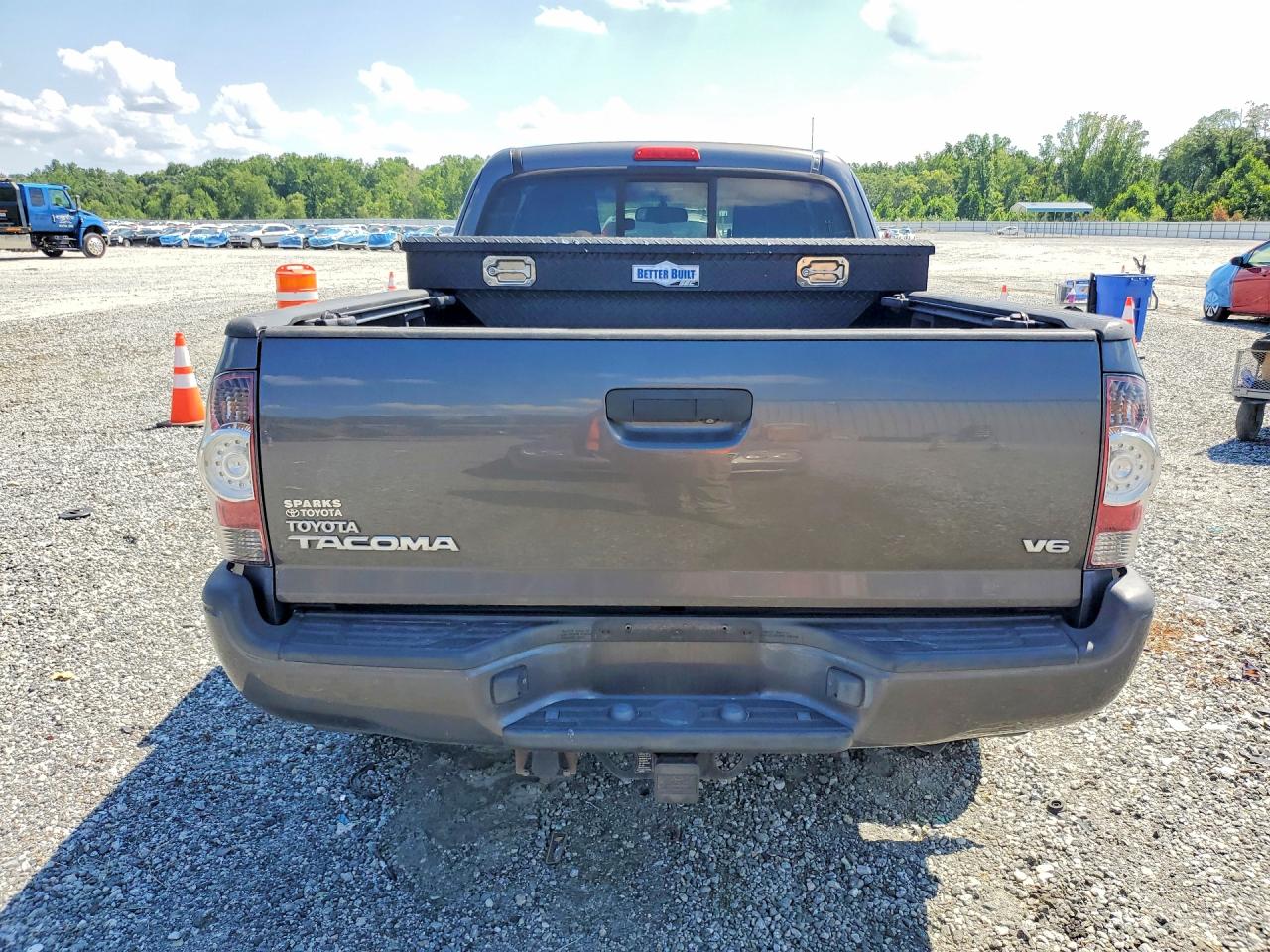 2011 Toyota Tacoma Access Cab Gray vin: 5TFUU4EN4BX014866