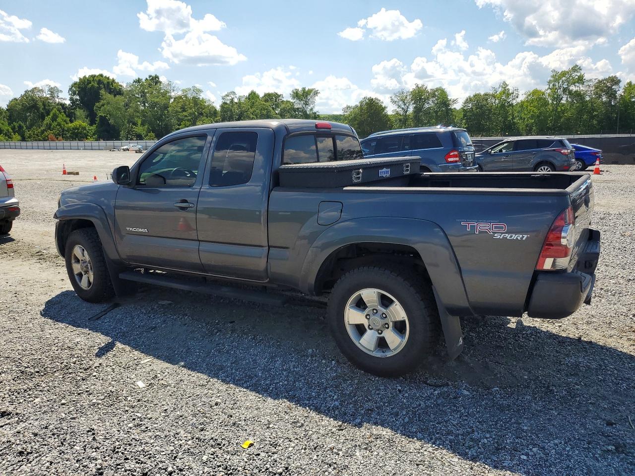 2011 Toyota Tacoma Access Cab Gray vin: 5TFUU4EN4BX014866