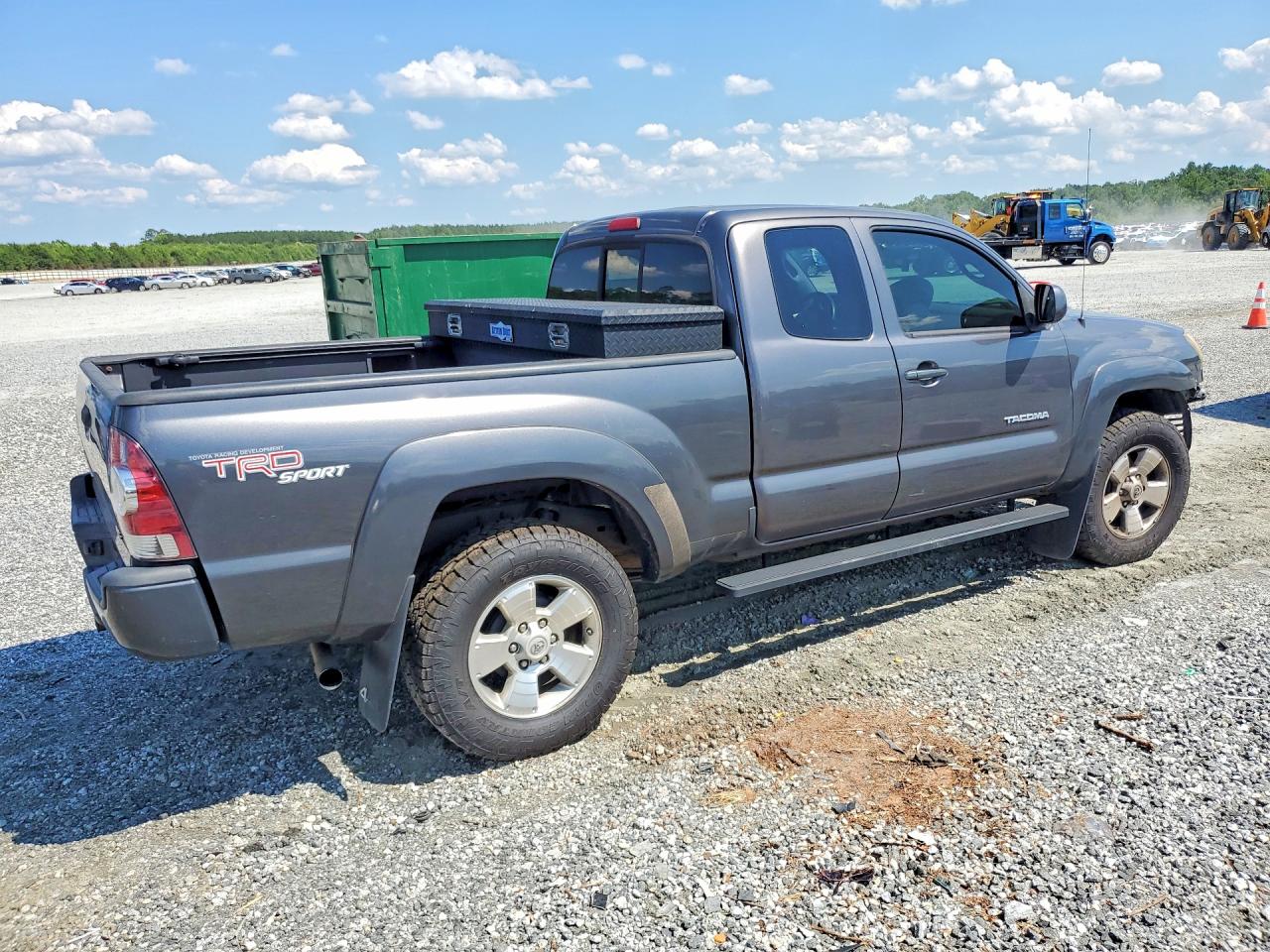 2011 Toyota Tacoma Access Cab Gray vin: 5TFUU4EN4BX014866
