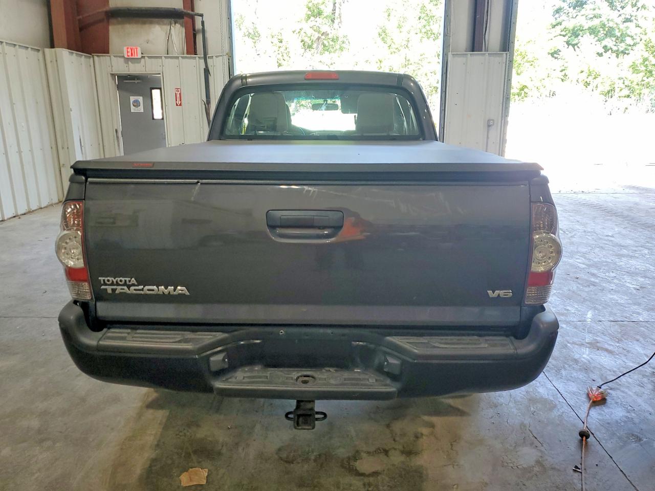 2011 Toyota Tacoma Access Cab Gray vin: 5TFUU4EN4BX018626