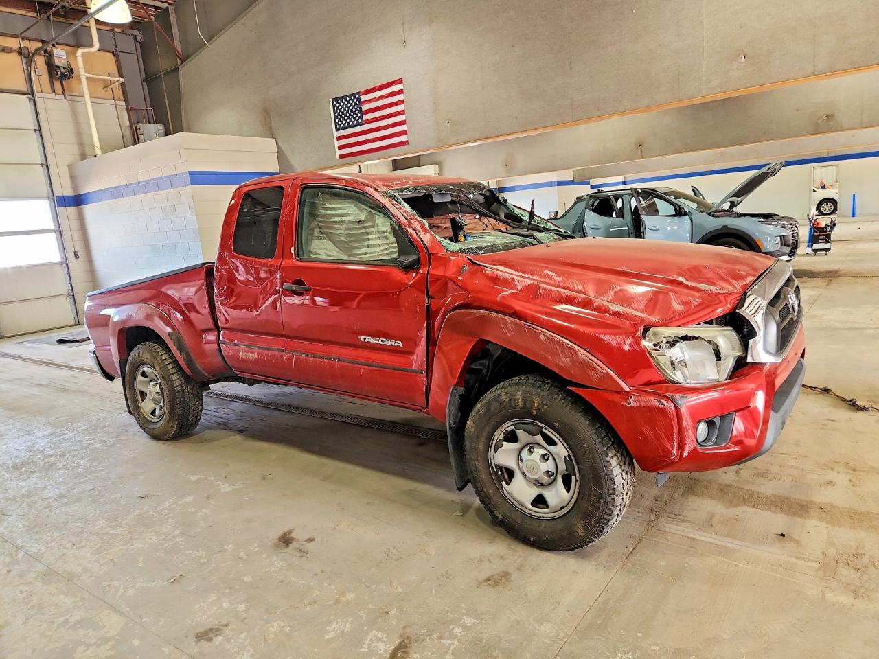 2012 Toyota Tacoma V6 Red vin: 5TFUU4EN4CX026226