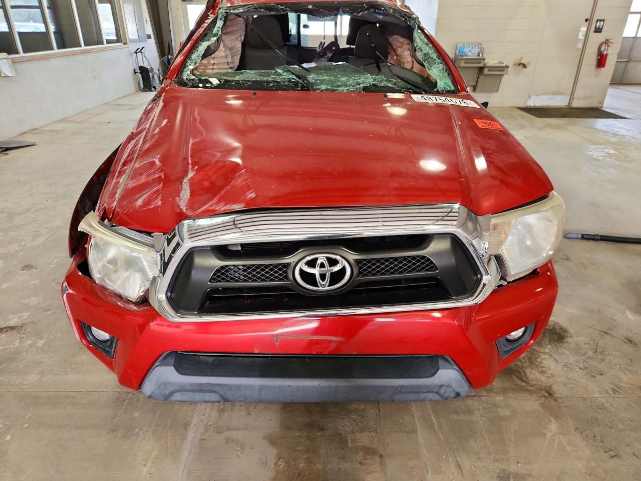2012 Toyota Tacoma V6 Red vin: 5TFUU4EN4CX026226