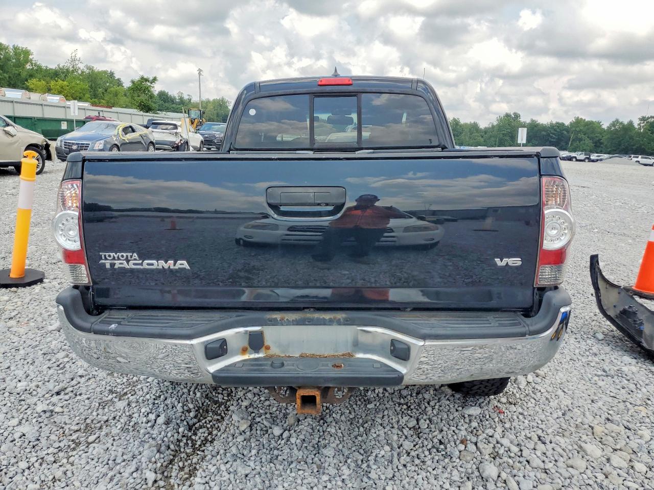 2012 Toyota Tacoma V6 Black vin: 5TFUU4EN4CX034584