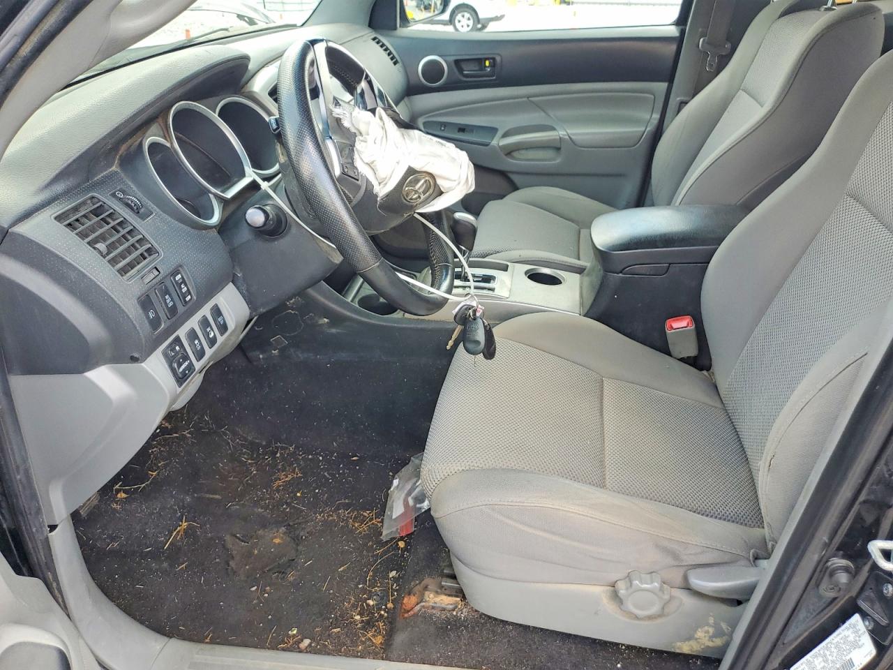 2012 Toyota Tacoma V6 Black vin: 5TFUU4EN4CX034584