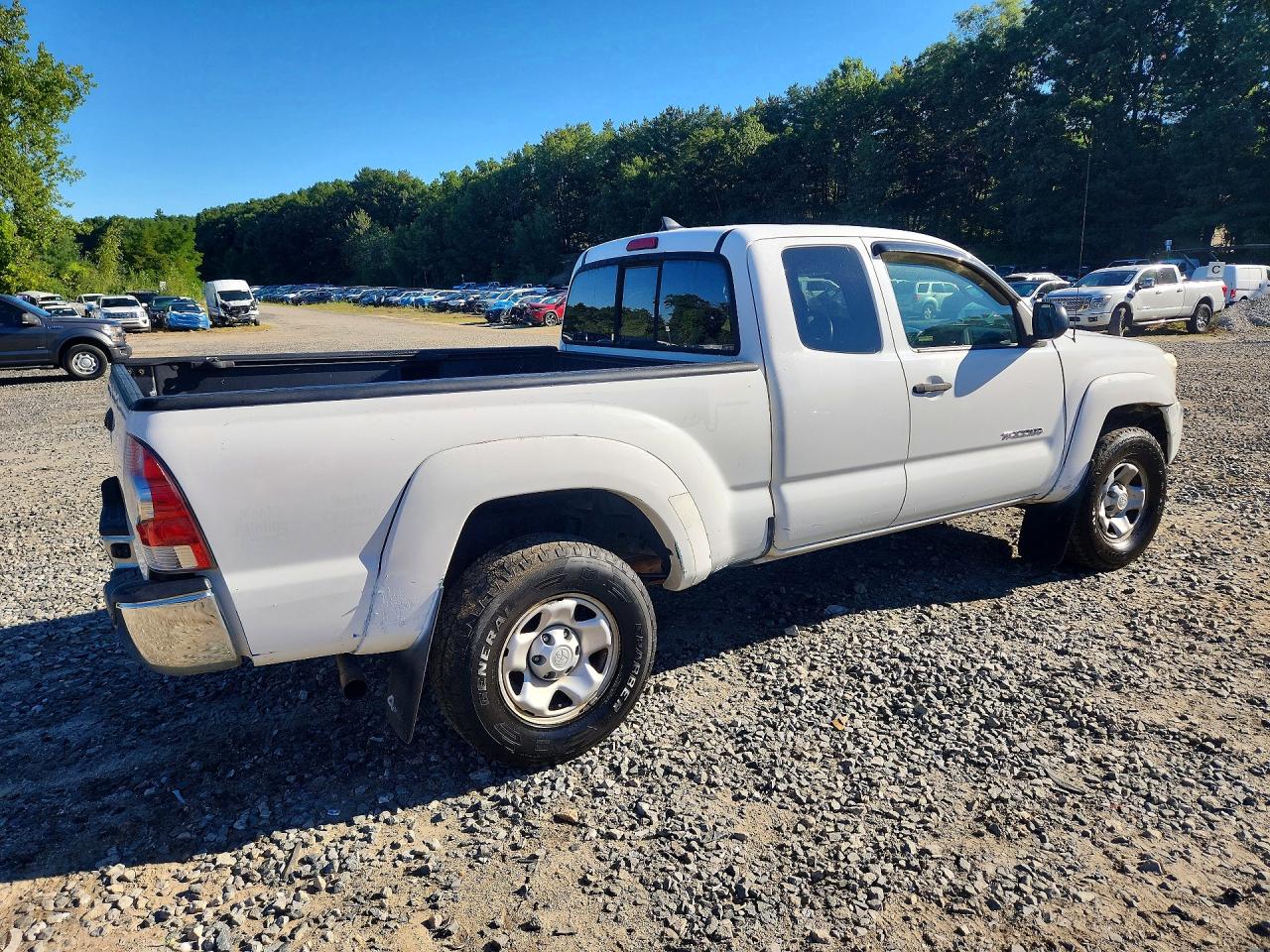 2012 Toyota Tacoma V6 White vin: 5TFUU4EN4CX038571