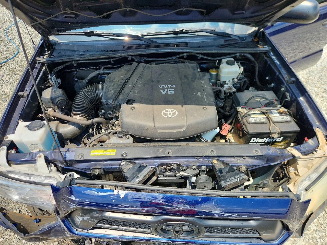 2012 Toyota Tacoma V6 Blue vin: 5TFUU4EN4CX040899