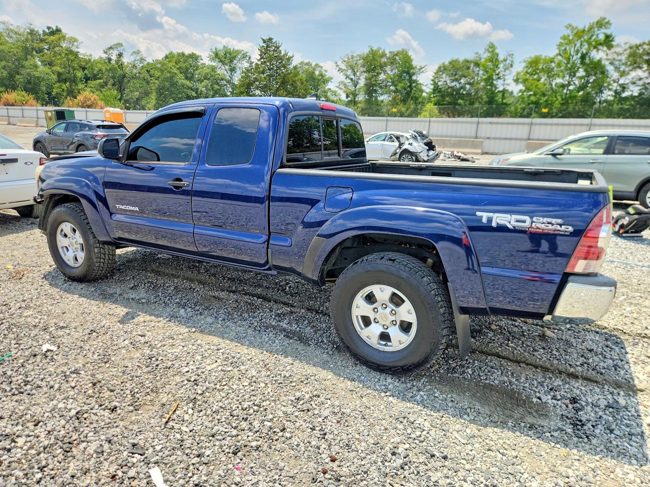 2012 Toyota Tacoma V6 Blue vin: 5TFUU4EN4CX040899
