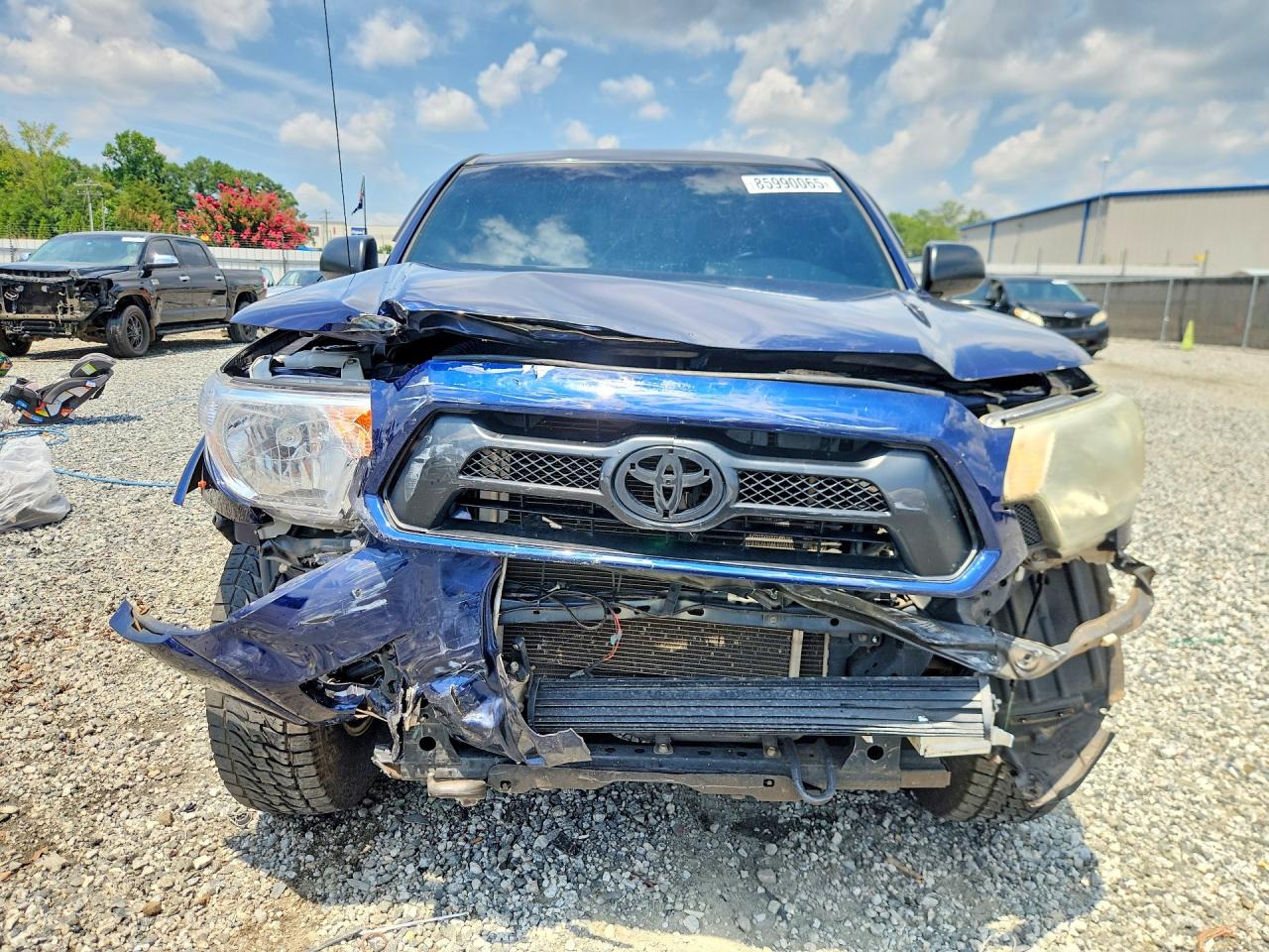 2012 Toyota Tacoma V6 Blue vin: 5TFUU4EN4CX040899