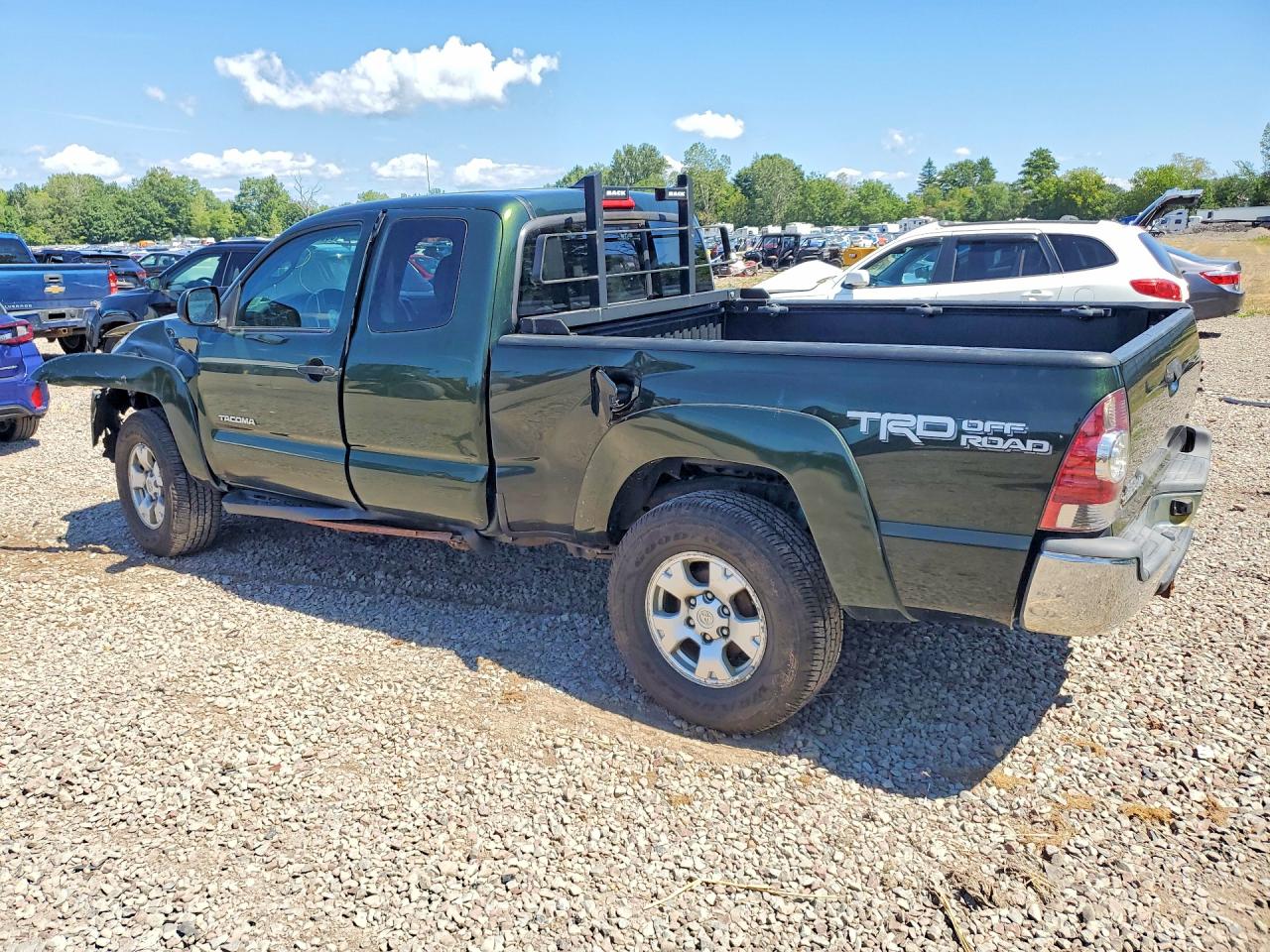 2014 Toyota Tacoma V6 Green vin: 5TFUU4EN4EX103891