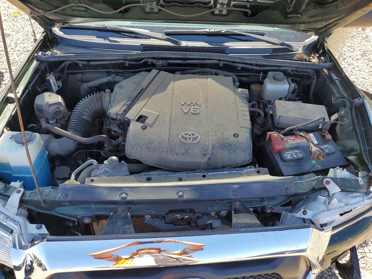 2014 Toyota Tacoma V6 Green vin: 5TFUU4EN4EX103891