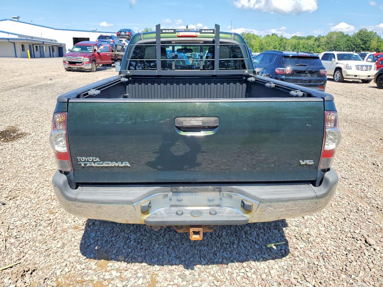 2014 Toyota Tacoma V6 Green vin: 5TFUU4EN4EX103891