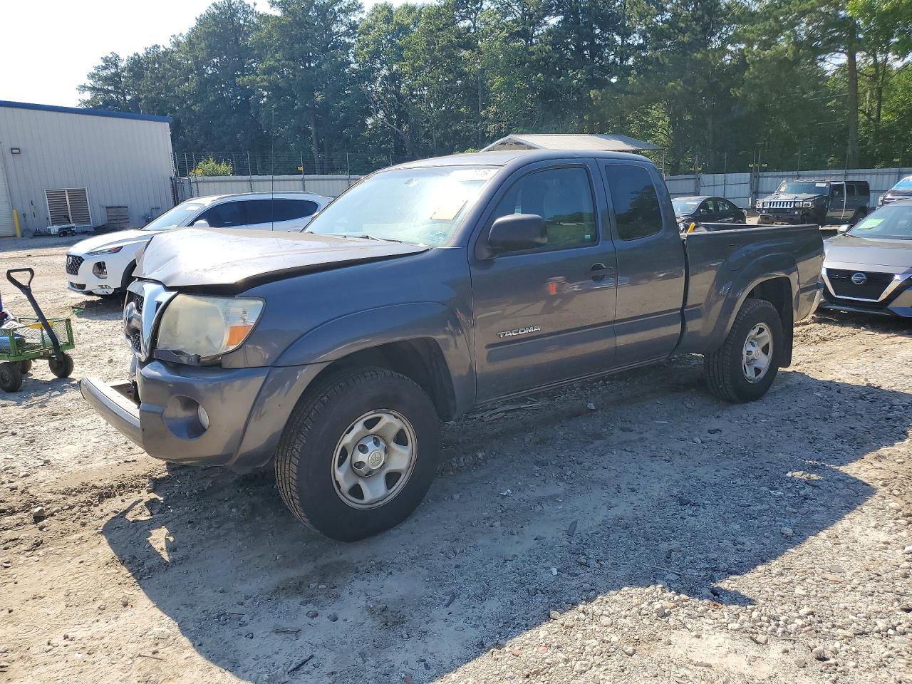 2011 Toyota Tacoma Access Cab Gray vin: 5TFUU4EN5BX018912