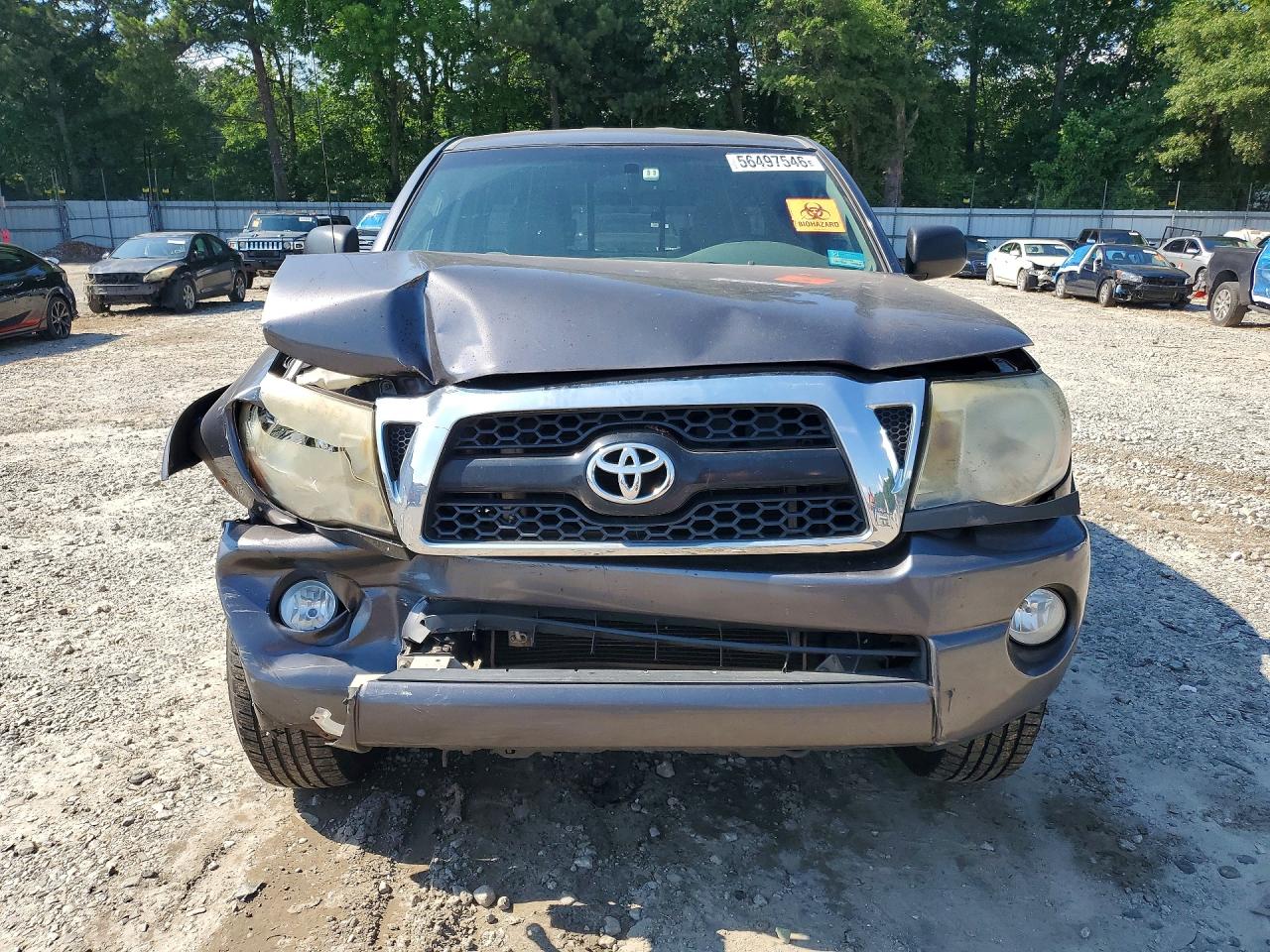 2011 Toyota Tacoma Access Cab Gray vin: 5TFUU4EN5BX018912