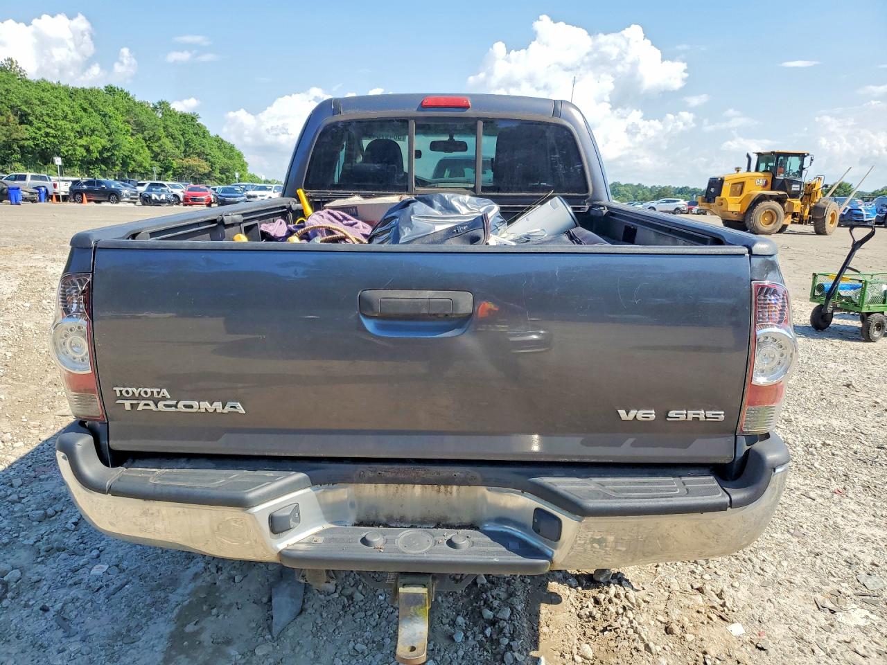 2011 Toyota Tacoma Access Cab Gray vin: 5TFUU4EN5BX018912