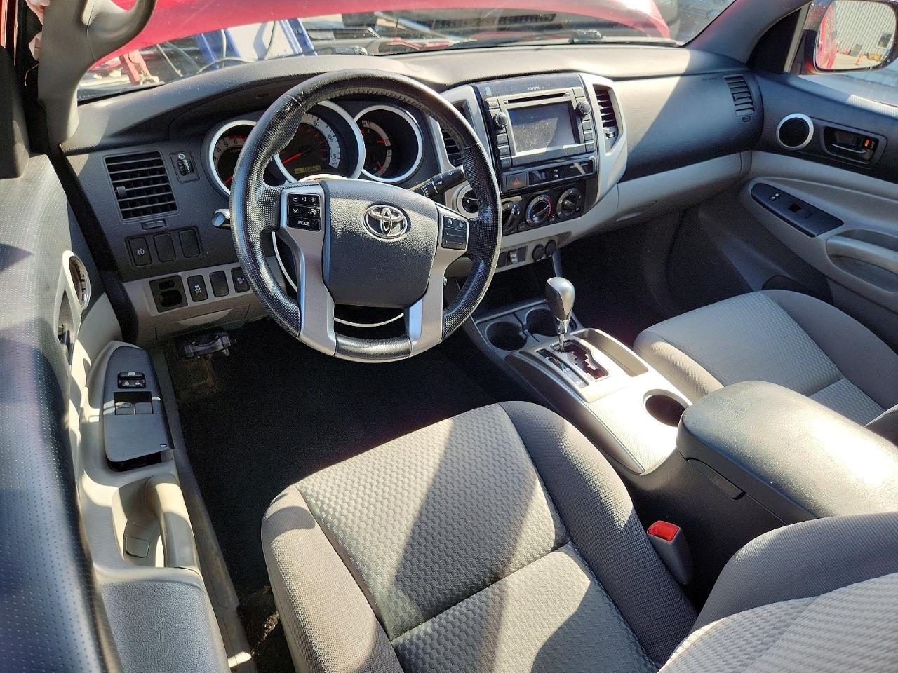2013 Toyota Tacoma V6 Red vin: 5TFUU4EN5DX056949