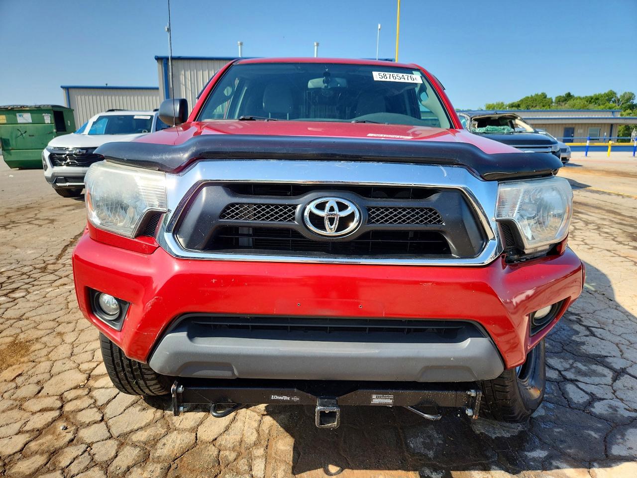 2013 Toyota Tacoma V6 Red vin: 5TFUU4EN5DX056949