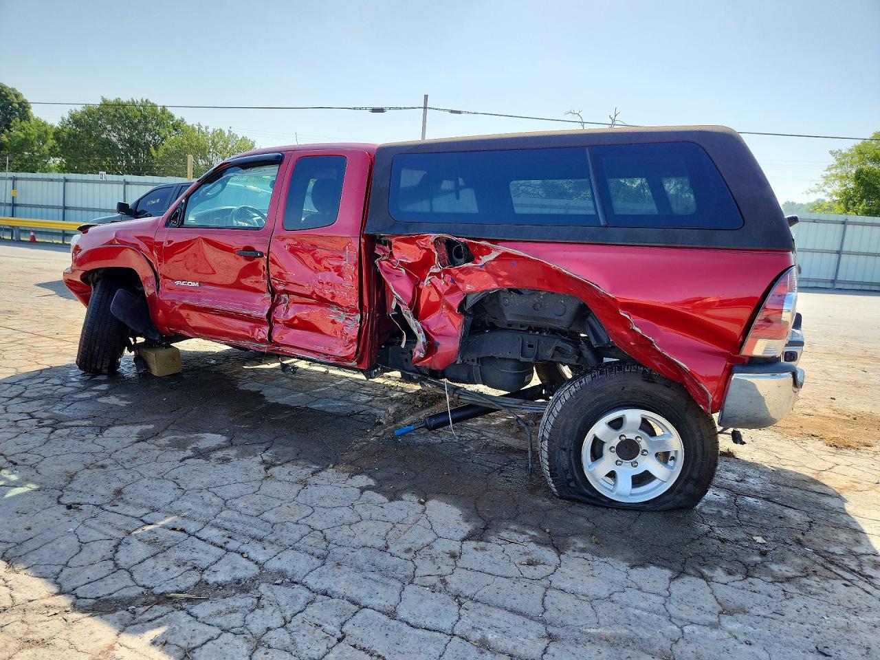 2013 Toyota Tacoma V6 Red vin: 5TFUU4EN5DX056949