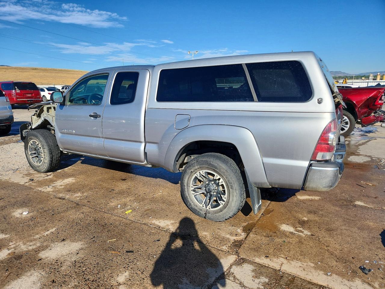 2014 Toyota Tacoma V6 Silver vin: 5TFUU4EN5EX084753