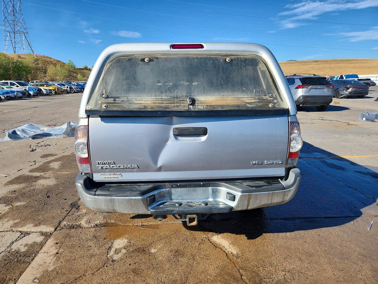 2014 Toyota Tacoma V6 Silver vin: 5TFUU4EN5EX084753