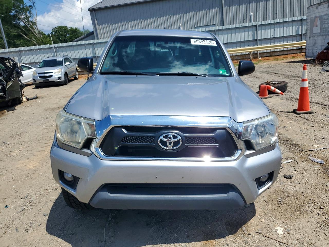2014 Toyota Tacoma V6 Silver vin: 5TFUU4EN5EX105827