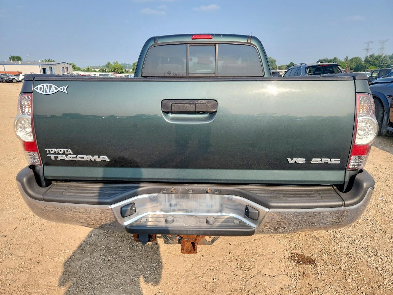 2011 Toyota Tacoma Access Cab Green vin: 5TFUU4EN6BX011628