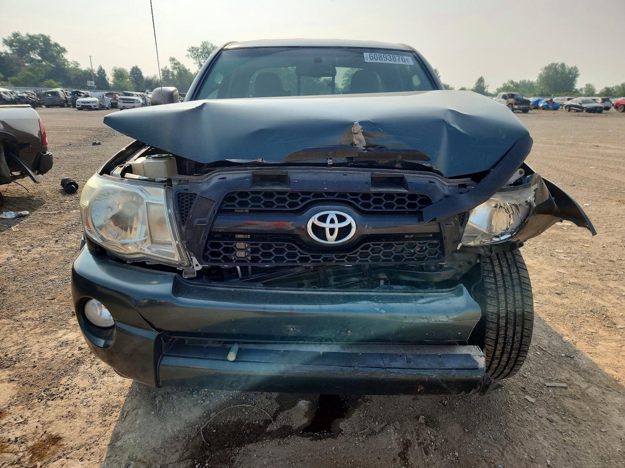 2011 Toyota Tacoma Access Cab Green vin: 5TFUU4EN6BX011628