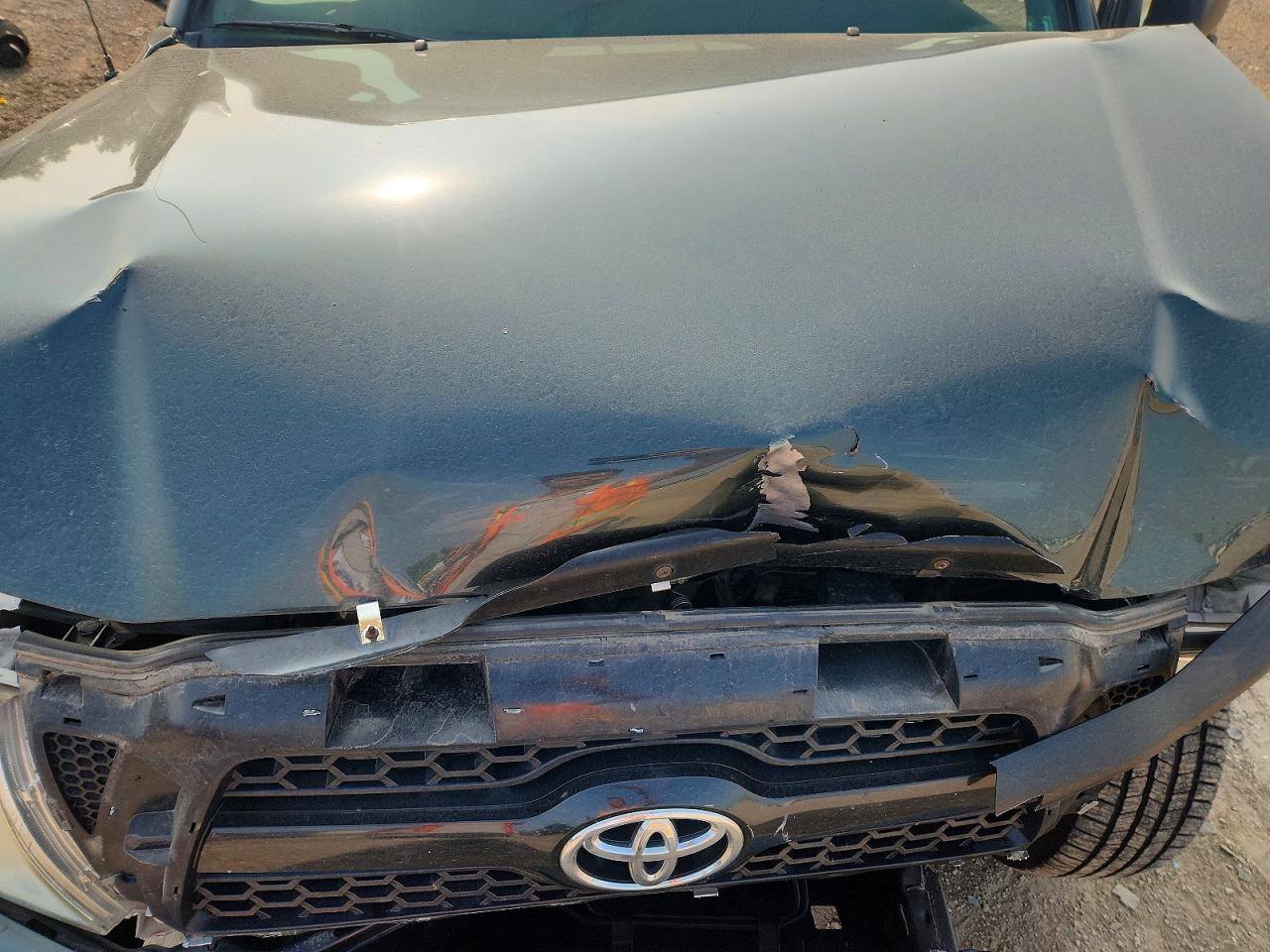 2011 Toyota Tacoma Access Cab Green vin: 5TFUU4EN6BX011628