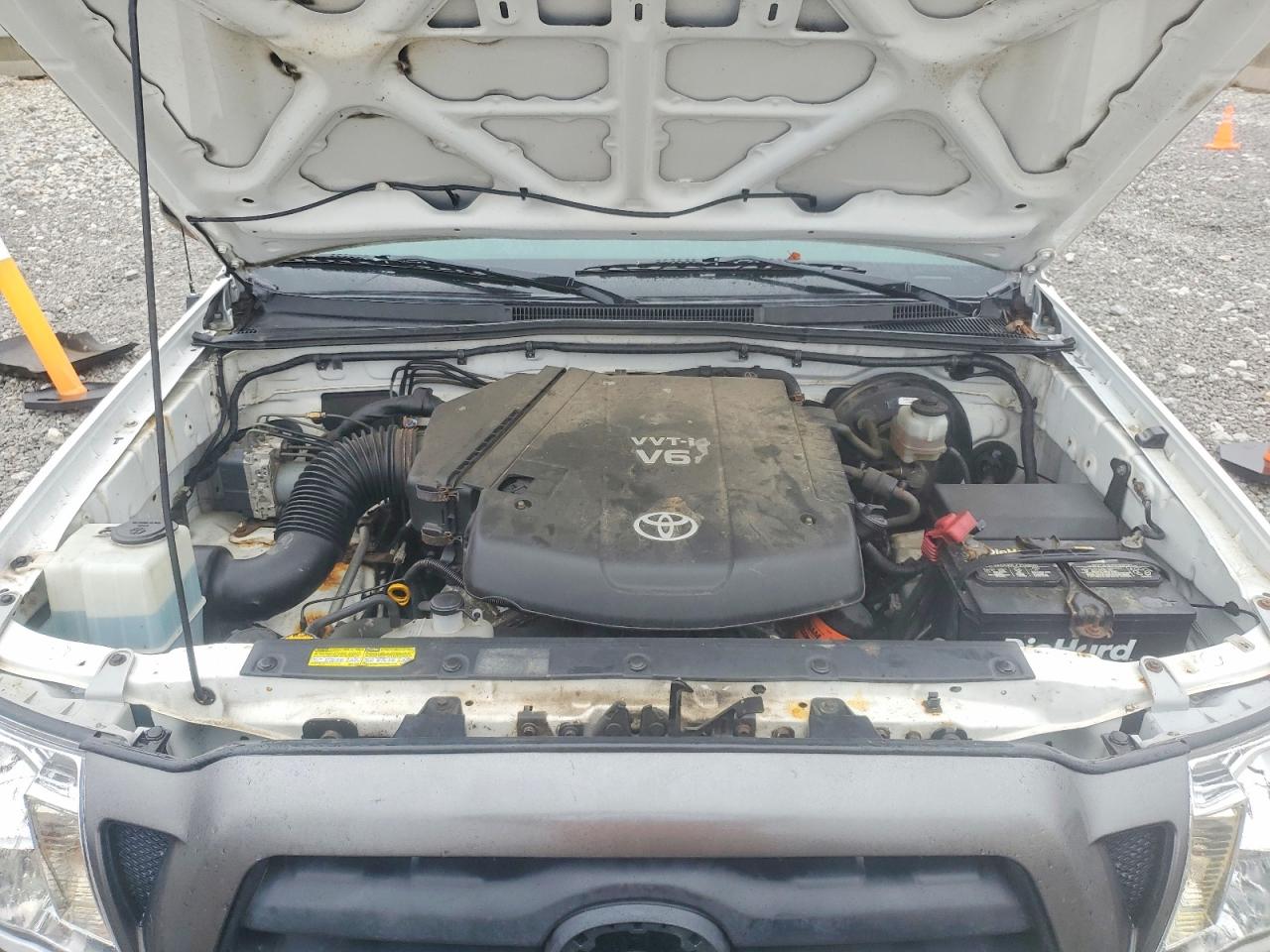 2011 Toyota Tacoma Bas Белый vin: 5TFUU4EN6BX011922