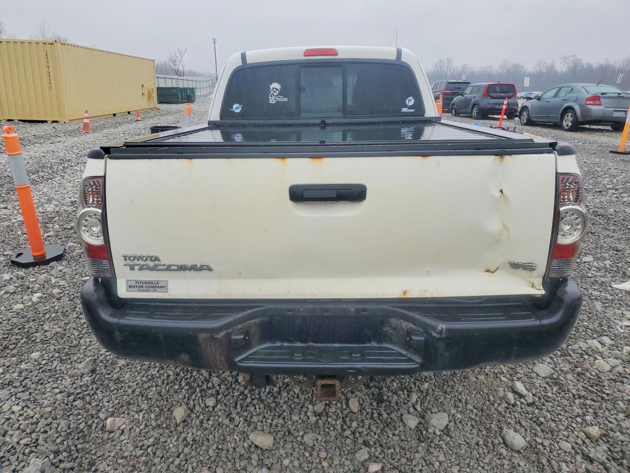 2011 Toyota Tacoma Bas Белый vin: 5TFUU4EN6BX011922