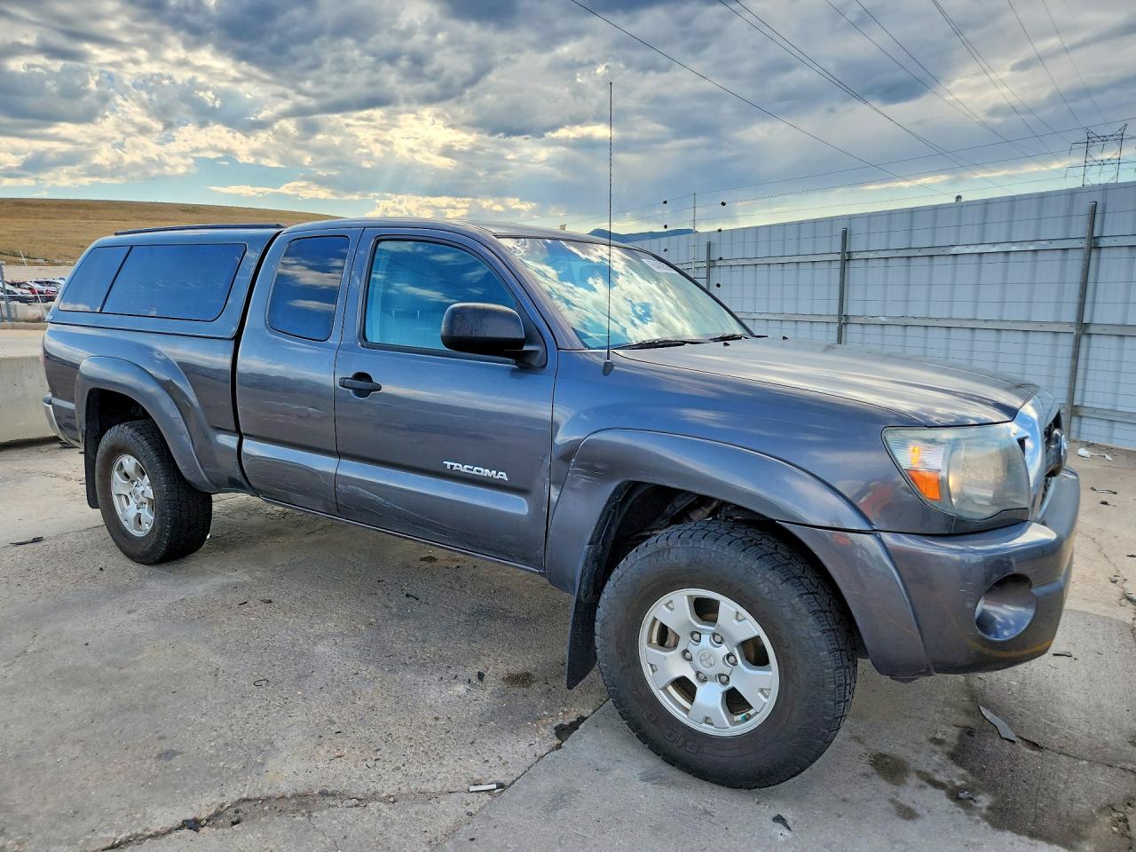2011 Toyota Tacoma Access Cab Charcoal vin: 5TFUU4EN6BX015534