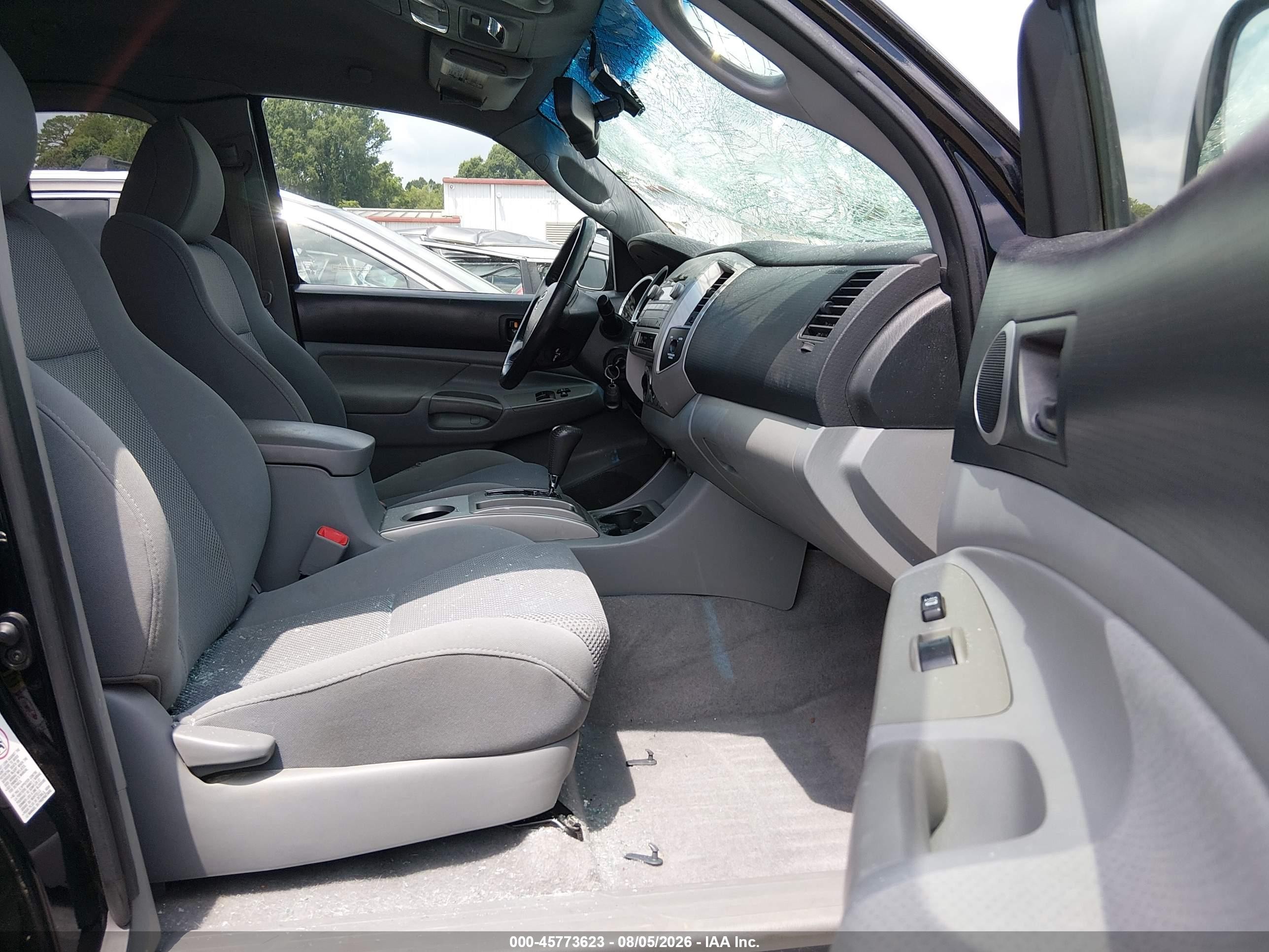 2011 Toyota Tacoma Base V6 Black vin: 5TFUU4EN6BX015680