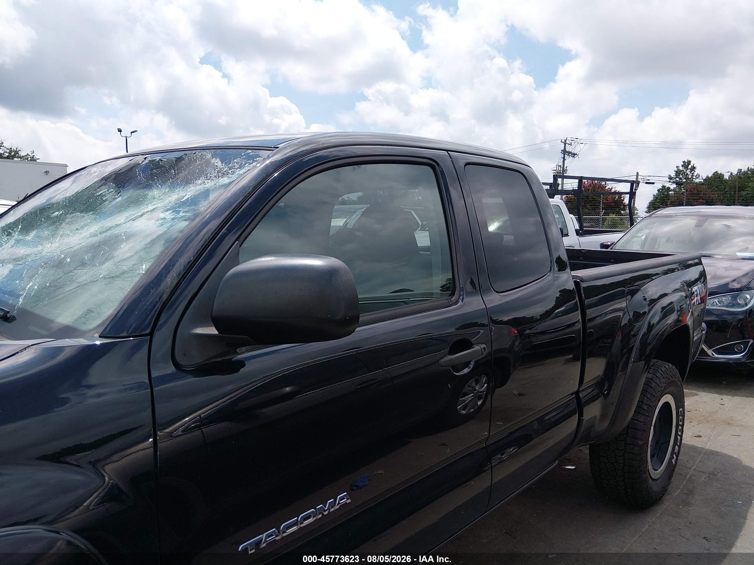 2011 Toyota Tacoma Base V6 Black vin: 5TFUU4EN6BX015680
