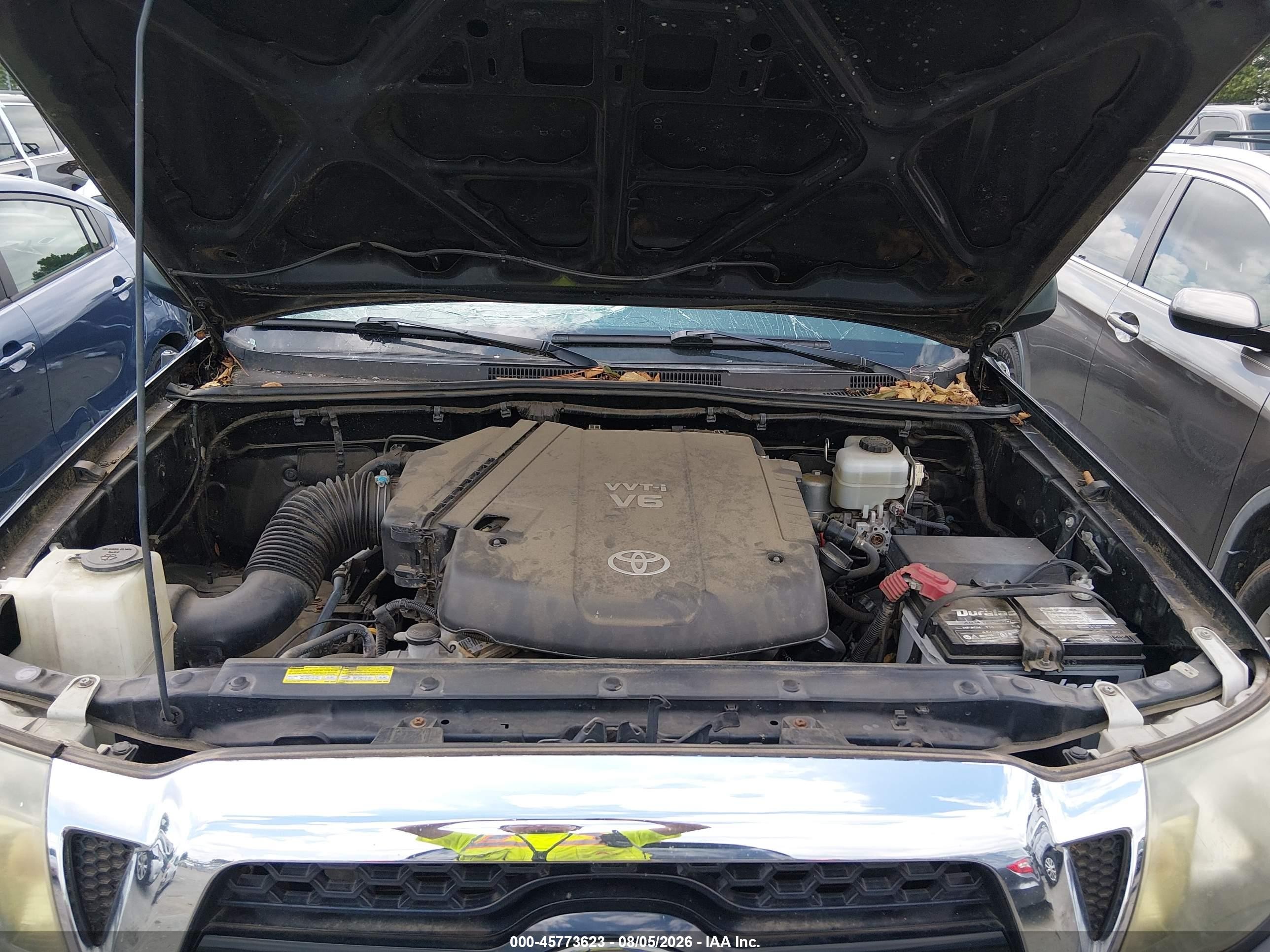 2011 Toyota Tacoma Base V6 Black vin: 5TFUU4EN6BX015680