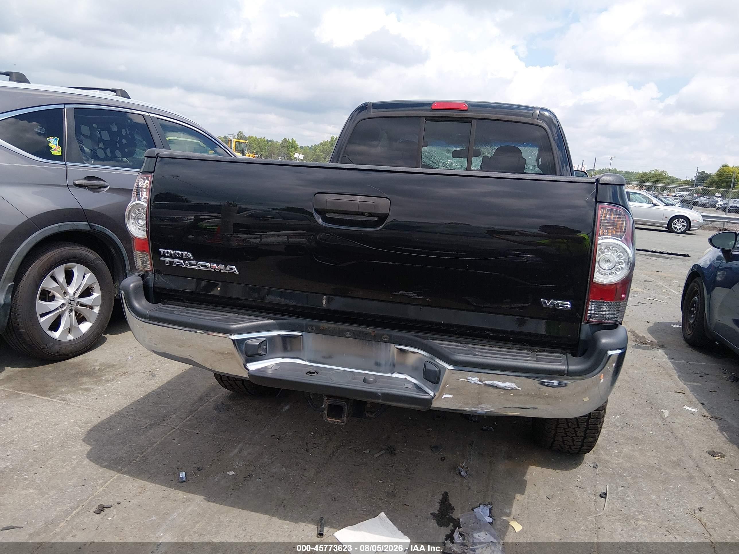 2011 Toyota Tacoma Base V6 Black vin: 5TFUU4EN6BX015680