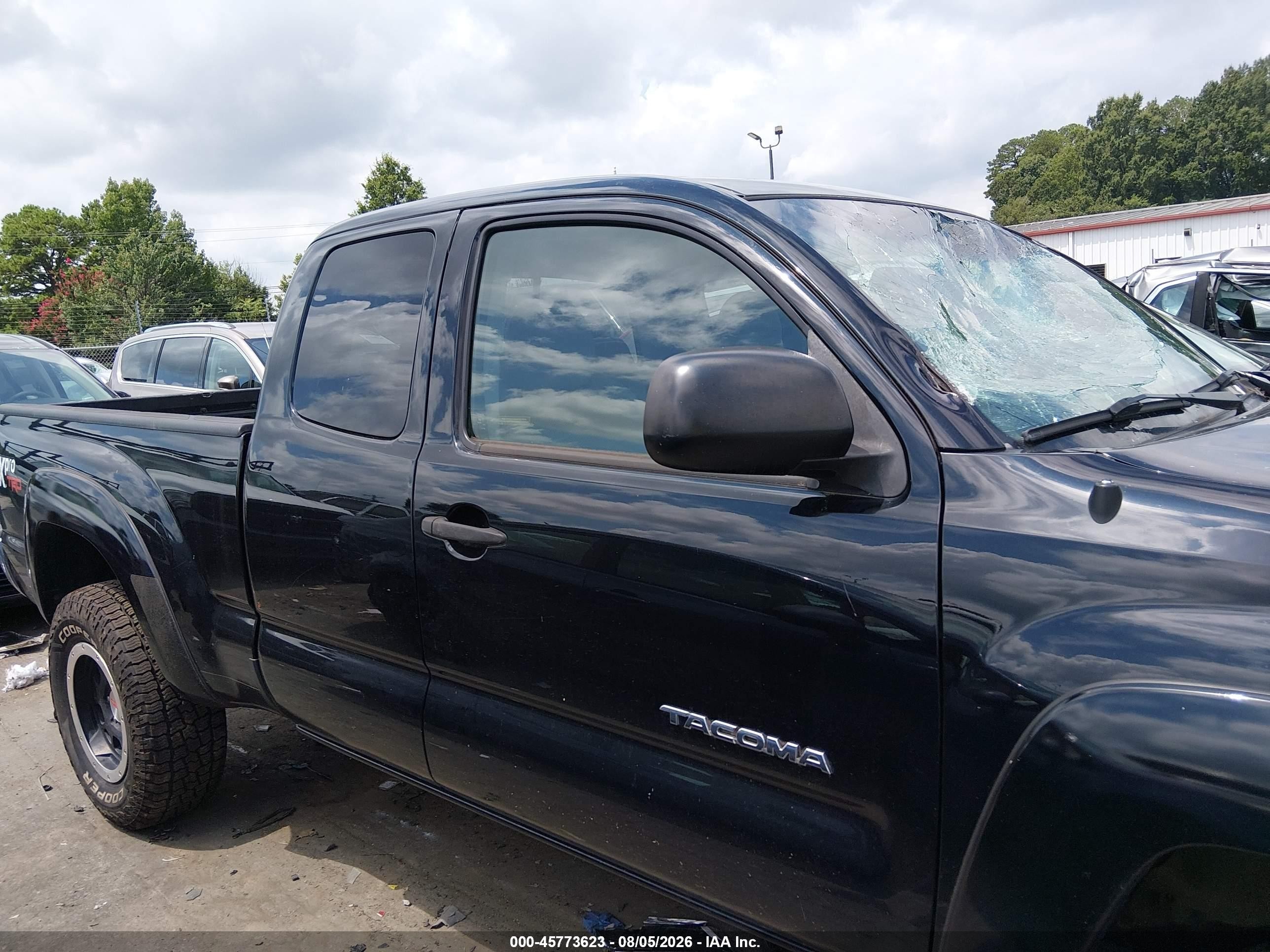 2011 Toyota Tacoma Base V6 Black vin: 5TFUU4EN6BX015680
