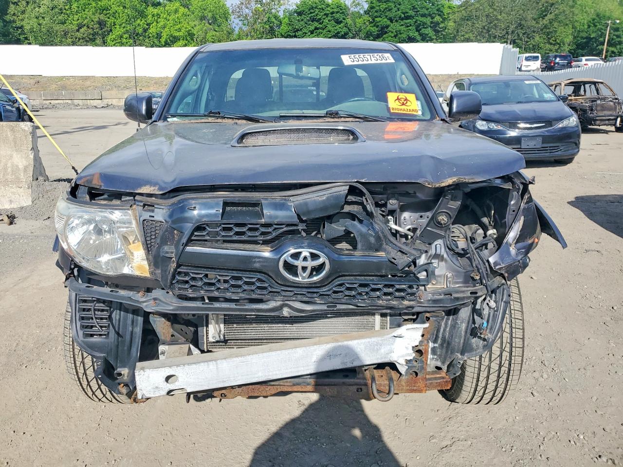 2011 Toyota Tacoma Access Cab Gray vin: 5TFUU4EN6BX022077