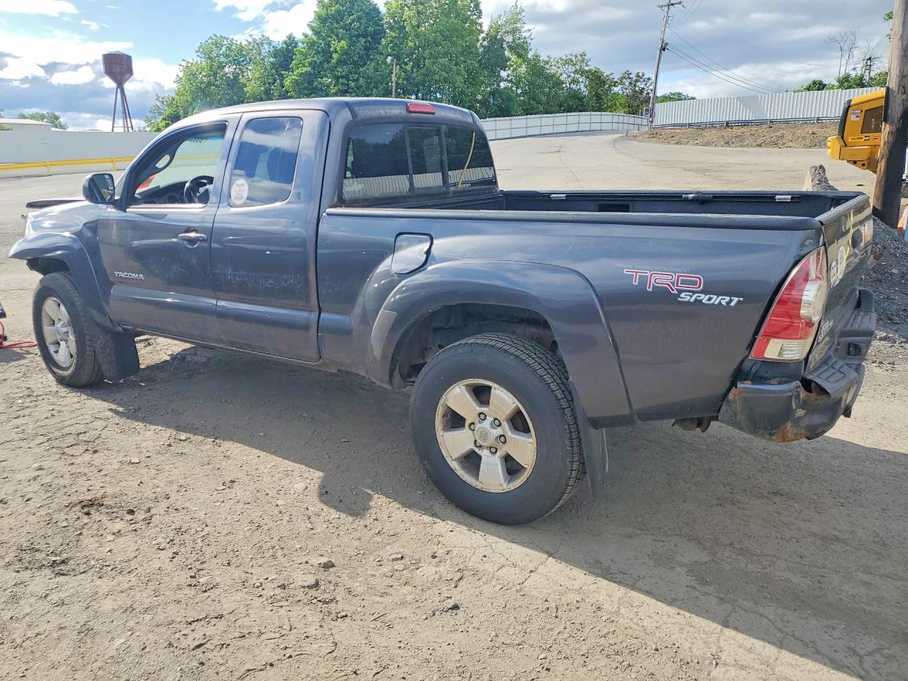 2011 Toyota Tacoma Access Cab Gray vin: 5TFUU4EN6BX022077
