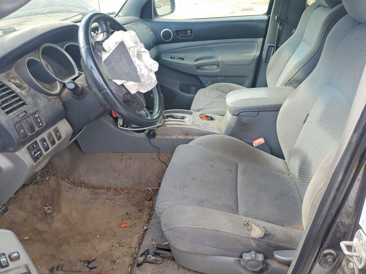 2011 Toyota Tacoma Access Cab Gray vin: 5TFUU4EN6BX022077