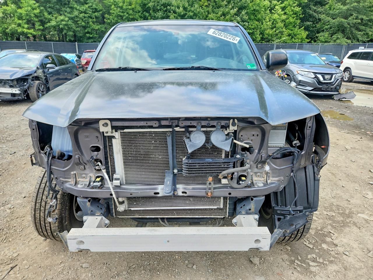 2012 Toyota Tacoma V6 Gray vin: 5TFUU4EN6CX032092
